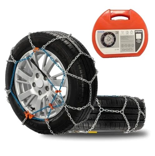 Snow Chains for Car, SUV,Truck and Pickup, Universal Emergency Tire chains