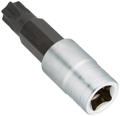 Kyoto Machinery Tools (KTC) 12.7mm (1/2 inch) T-type Torx Bit Socket T70 BT4T70 - Picture 2 of 2