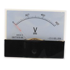 Classe 1.5 DC 0-600V analogique tension panneau jauge Voltmètre Voltmètre 44C2-V