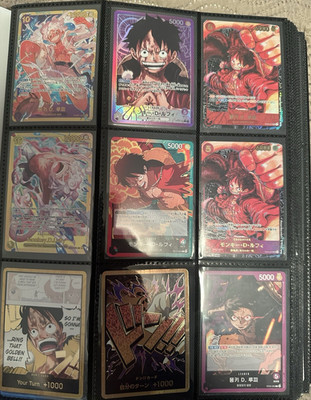 Bandai One Piece Card Game OP01 and more 300 Karten Japanisch and English 