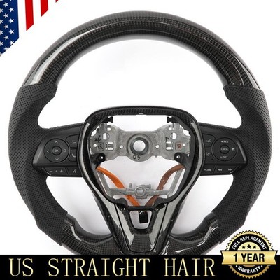  Real Carbon Fiber Sport Steering Wheel for toyota camry corolla rav4  2022-2024