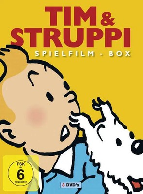 Tim & Struppi Spielfilm Box (Jumbo Amaray) | Various | Deutsch | DVD | DVD