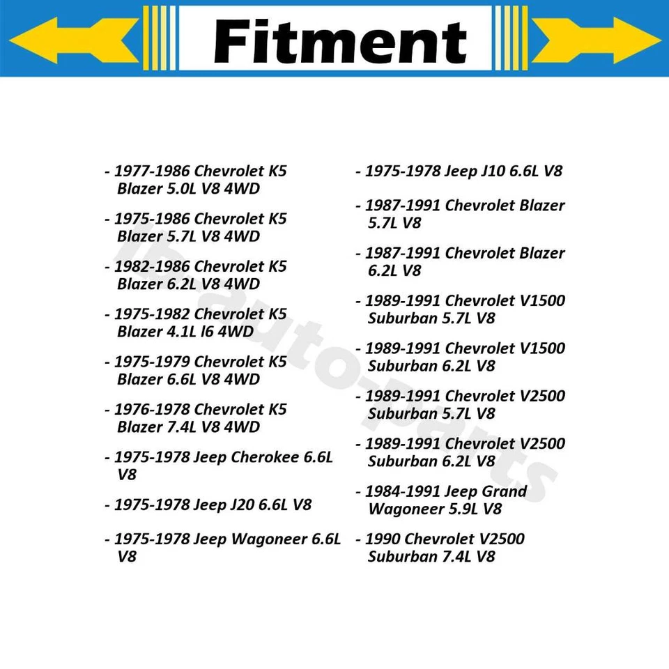 Rótulas inferiores superiores delanteras 4 piezas para camioneta Chevrolet K20 5,7 L 1970-1974 Foto 2 de 4