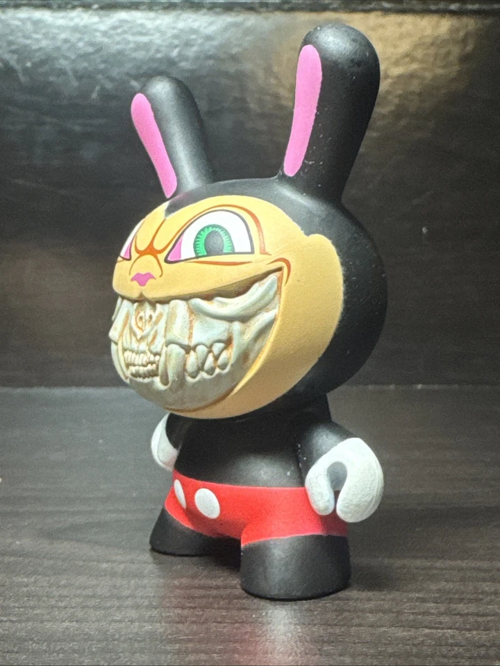 Kidrobot x Ron English Apocalypse Mickey Grin 2012 Dunny Figure Only No Box - Image 4 of 4