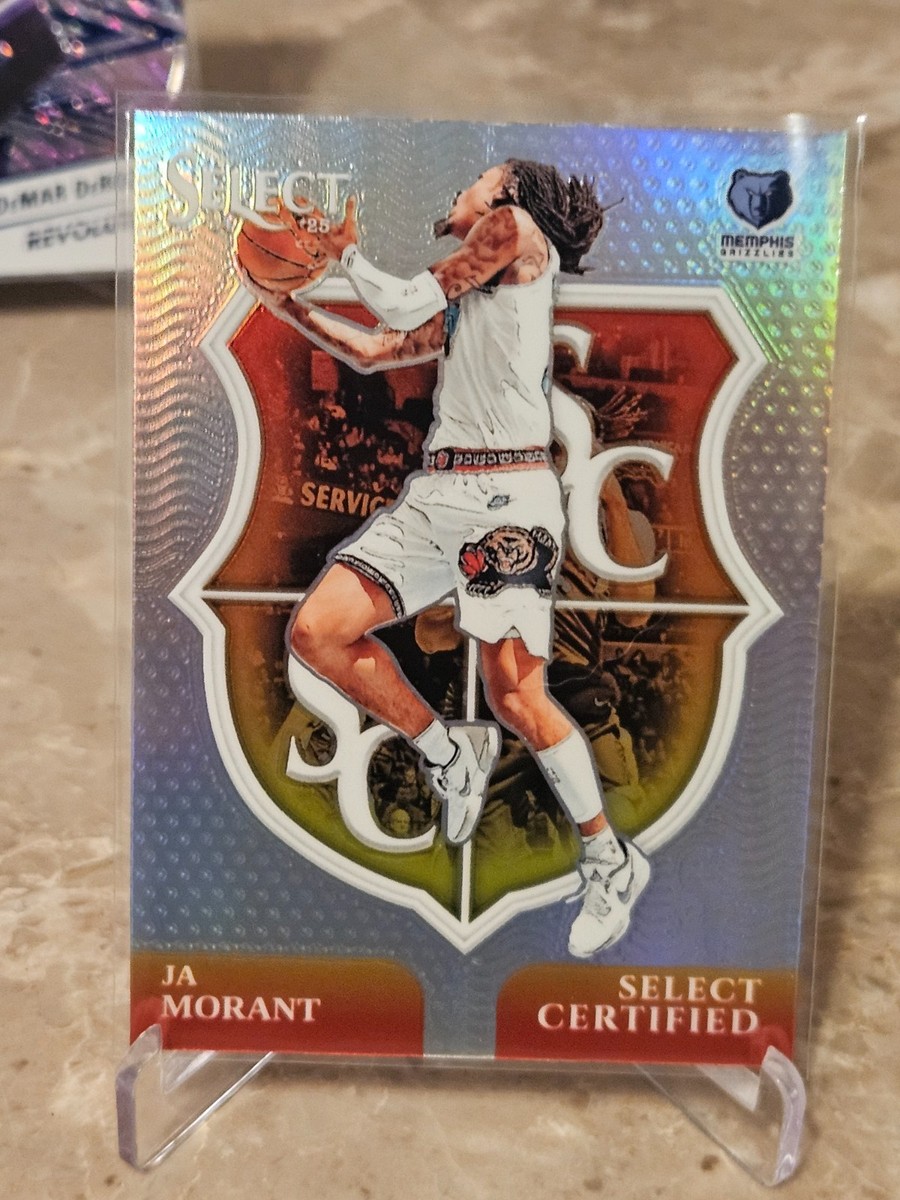 2024-25 Panini Select Ja Morant Select Certified Silver Prizm No