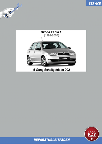 PDF Skoda Fabia 1 (1999-2007) Reparaturanleitung 5 Gang Schaltgetriebe 002-image
