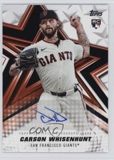 2026 Topps Series 1 Baseball Stars Carson Whisenhunt #BSA-CWH Auto 0nu6