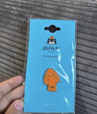 Official Jellycat Bashful Orange Bunny Enamel Pin Brand New Collectible Badge