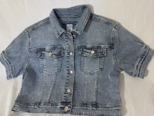 Nina Rossi rhinestone denim jacket women
