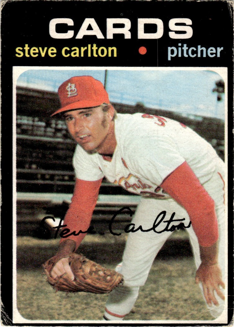 1971 O-Pee-Chee Steve Carlton St. Louis Cardinals #55