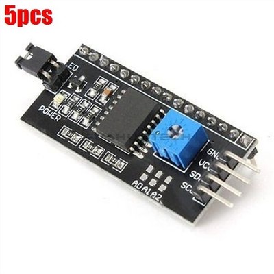5Pcs Address Changeable Iic I2C Serial   Board LCD1602   Module rs *qq