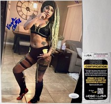 WWE NXT Kayden Carter Signed 8x10 Photo F Authentic Autograph JSA COA