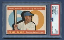 1960 ERNIE BANKS PSA 4 VG-EX TOPPS ALL-STAR HOF CHICAGO CUBS GREATEST (#560) RZC