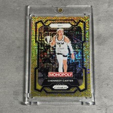 2024 Panini Prizm Monopoly WNBA Millionaire Gold Mojo /500 Chennedy Carter SSP