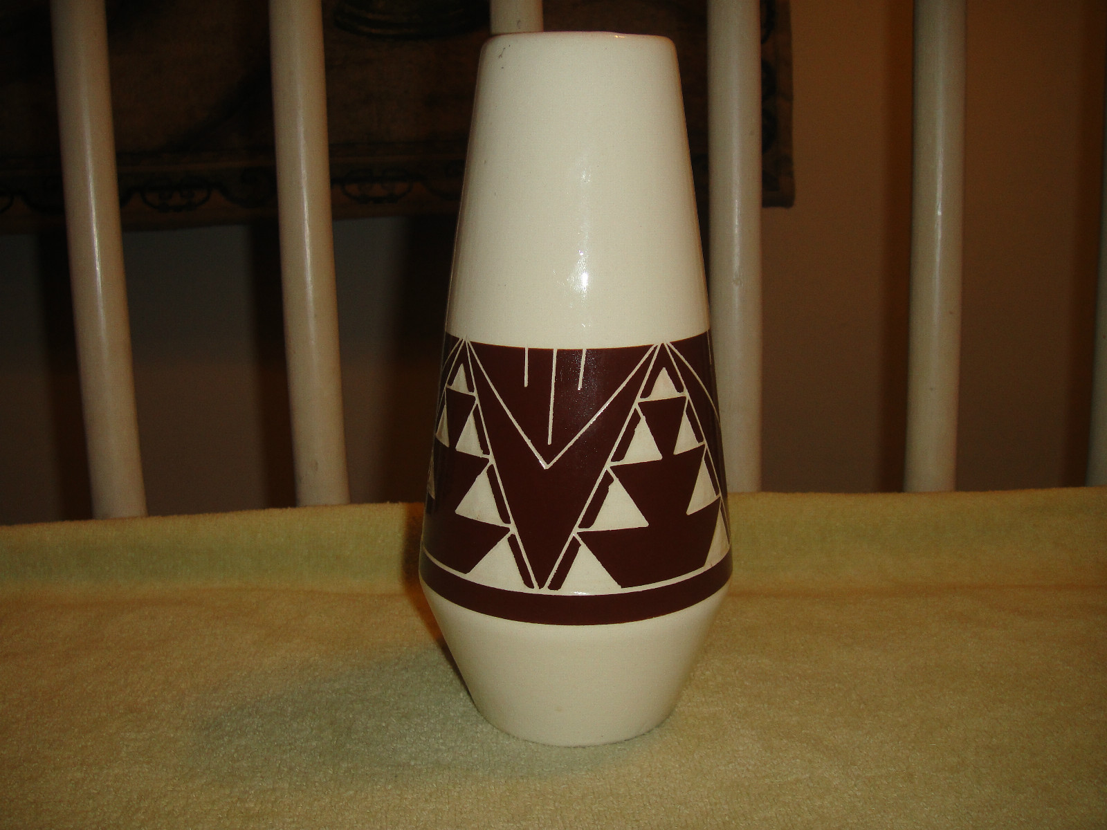 Vintage Sioux Pottery Rapid City South Dakota Vase Signed