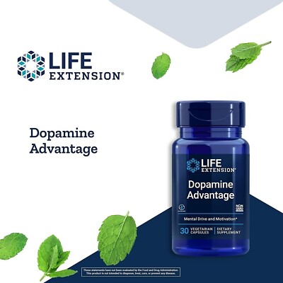 2, Dopamine Advantage -Mental Motivation.  30 V caps (2 Units)