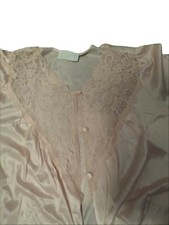 Vintage Vassarette Pink Rob/ Nightgown Size Medium