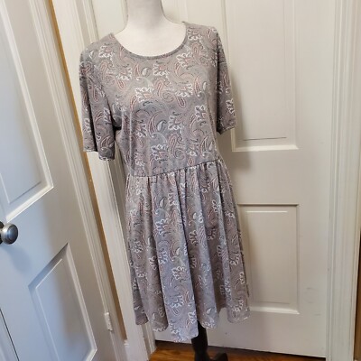 Trixie + Lulu Women Casual Paisley Print Knit Dress Size Large Pink Gray | eBay Trixie + Lulu Women Casual Paisley Print Knit Dress Size Large Pink Gray | eBay