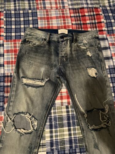 Fear of God Fourth Collection Selvedge Indigo Denim Jeans Size 32 