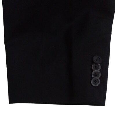ジャケット・アウター GIVENCHY double wool jacket GIVENCHY Wool Double Breasted Coat Back Zipper Black