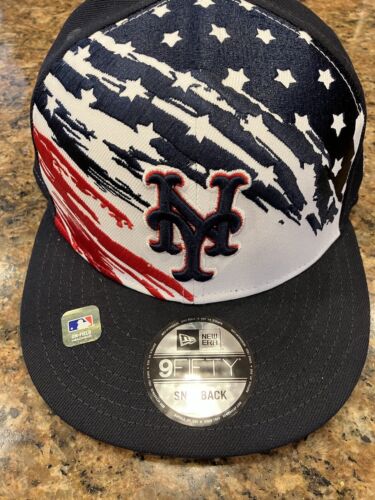 New Era New York Mets 9fForty Patriotic Lid - Adjustable - Flat Brim - Awesome!!