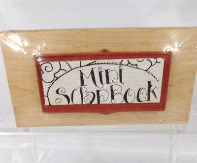 Vintage Limited Edition Two Sided Rubber Stamp 2002 Frames Scrapbook New Sealed