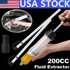 Car Oil Fluid Extractor Siphon Pump Brake Fluid 200CC Syringe Pump Fuel Transfer