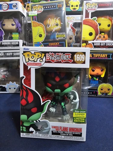 Funko Pop! Vinyl: Yu-Gi-Oh! - Elemental Hero Flame Wingman (SDCC) - Shared Stick