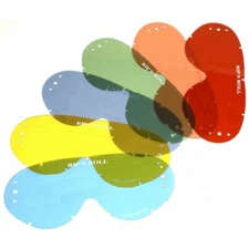 2x Rip N Roll COLOSSUS WVS GOGGLE Replacement Roll OFF LENS Clear Raised strip