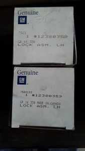 Nos 1985 93 Gmc Safari Chevrolet Astro Van Rear Door Lock Assembly Ebay