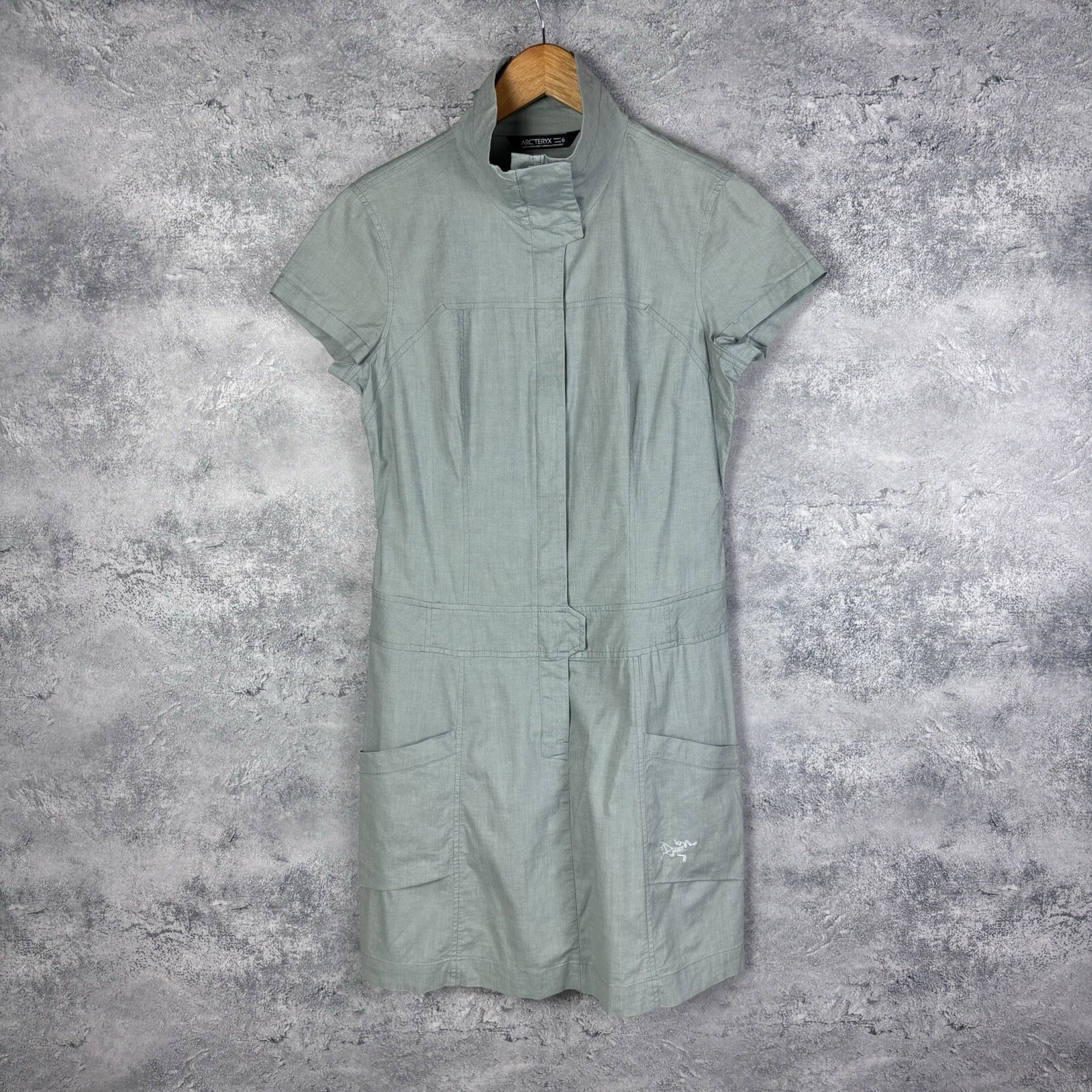 ARC'TERYX Abito donna Arc’teryx zip manica corta viaggio grigio taglia 6