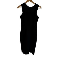 French Connection Bodycon Dress Cutout Sleeveless Cocktail Party Black S