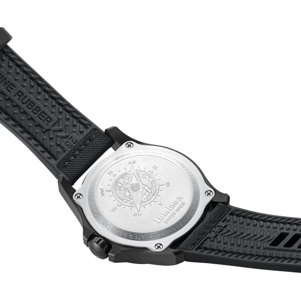 Luminox Men's Watch Atacama Field Date Black Carbonox Case Rubber Strap XL.1961 - Image 3 of 4