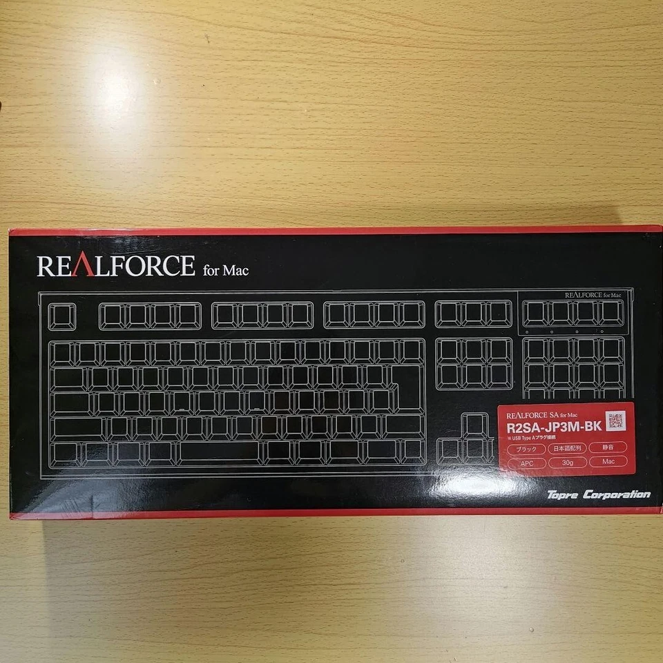 Topre REALFORCE R2SA-JP3M-BK Keyboard for Mac Black Japanese Layout Silent 30g - Image 2 of 4