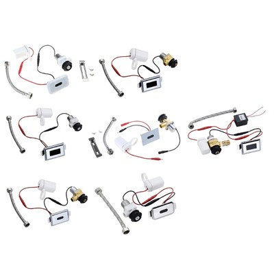 Touchless Urinal Flush Kits Washroom Concealed Wall Mount Sensors Set Enduring