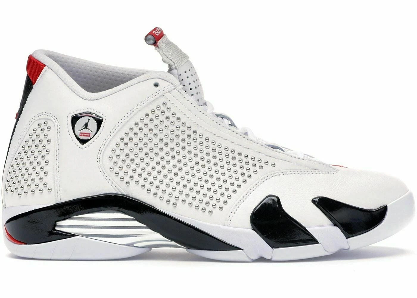 Jordan 14 Retro Supreme blanc taille 13 BV7630 106 blanc université rouge