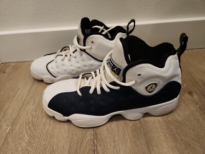 Nike Air Jordan 13 XIII Jumpman Team Jordan 5Y Midnight Navy Blue  820273-417