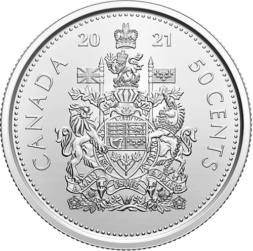 2021 Canada 50 Cents — photo from the most recent tracked eBay sale