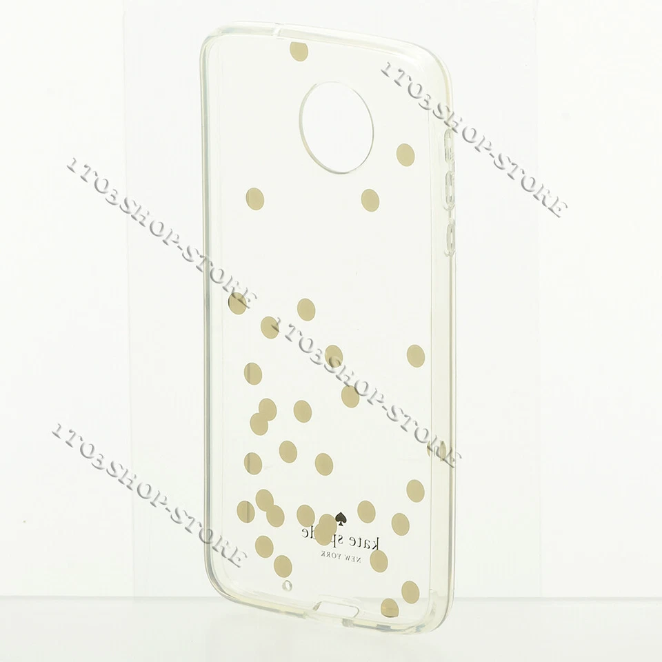 Carcasa rígida flexible Kate Spade Motorola Moto Z Force Droid - confeti puntos dorados Foto 4 de 4