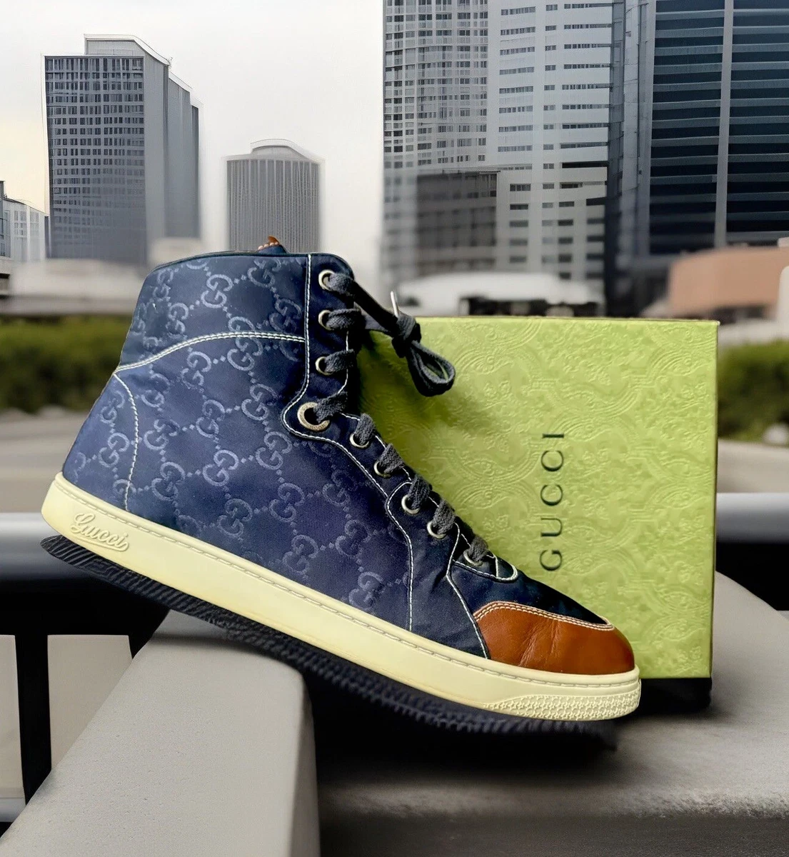Gucci Casual Men's Blue Nylon Upper for sale | eBay