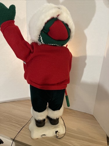 Papá Noel animado de colección, esquí - Imagen 5 de 5