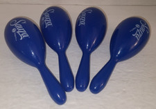 Lot of 4 Sauza Tequila Drink Responsibly Maracas, plastic