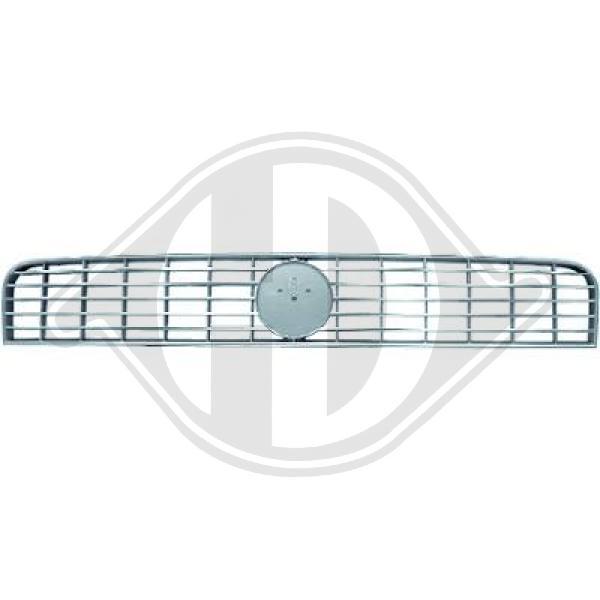 Diederichs KüHlergitter Passend FüR Fiat Grande Punto 199_ 199 Grau Silber-image