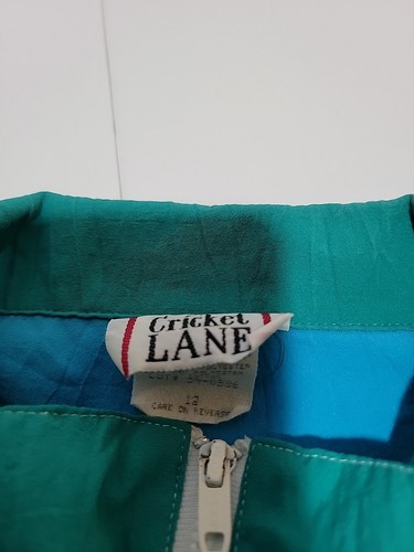 Vintage Cricket Lane Track Suit Jacket Women's Size 12 or Medium - Picture 3 of 12