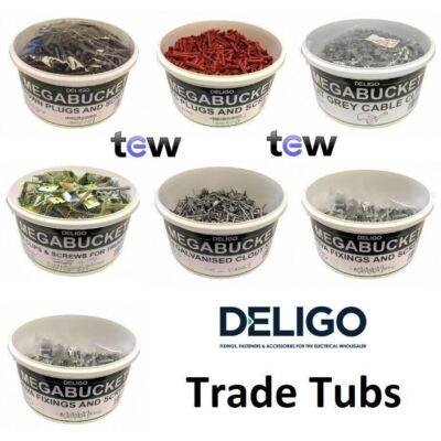 Deligo Trade Tubs - Rohdübel & Schrauben, Clips, Nägel, Gipskartonbefestigungen