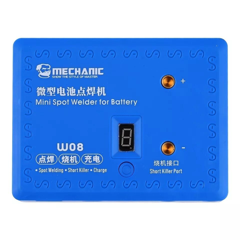 Mini soldadora de batería portátil 3 en 1 máquina de soldadura por puntos/asesino corto/cargador