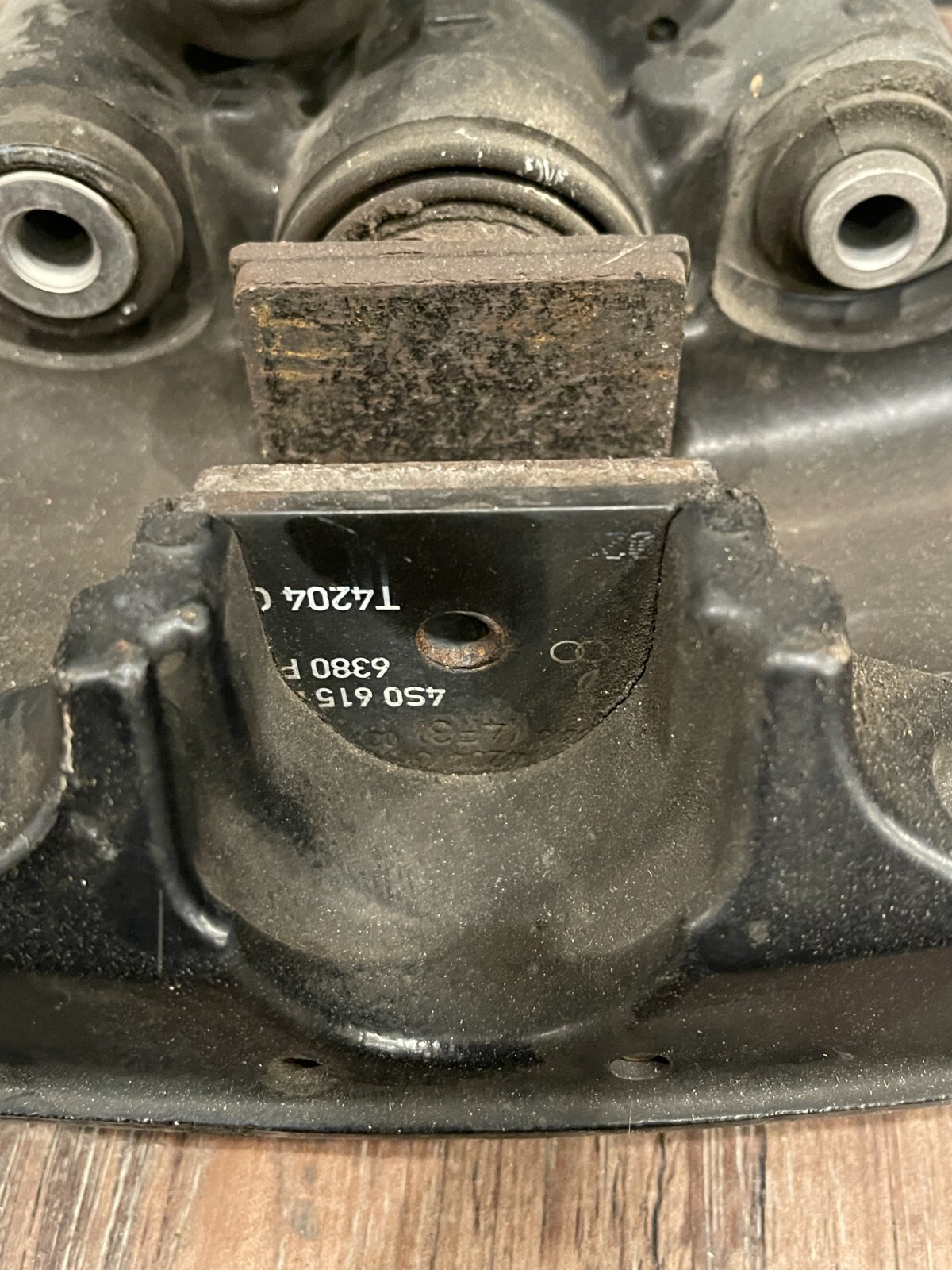2017 AUDI R8 PLUS REAR LEFT EMERGENCY BRAKE CALIPER W MOTOR & BRAKE PADS OEM 31K