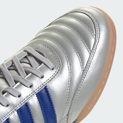 Size 10.5 - adidas Mundial Team Silver Metallic Royal Gum for sale