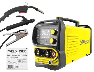 Fülldrahtschweißgerät ME 130 mini FLUX ECO mit Fülldraht und Zubehör - WELDINGER