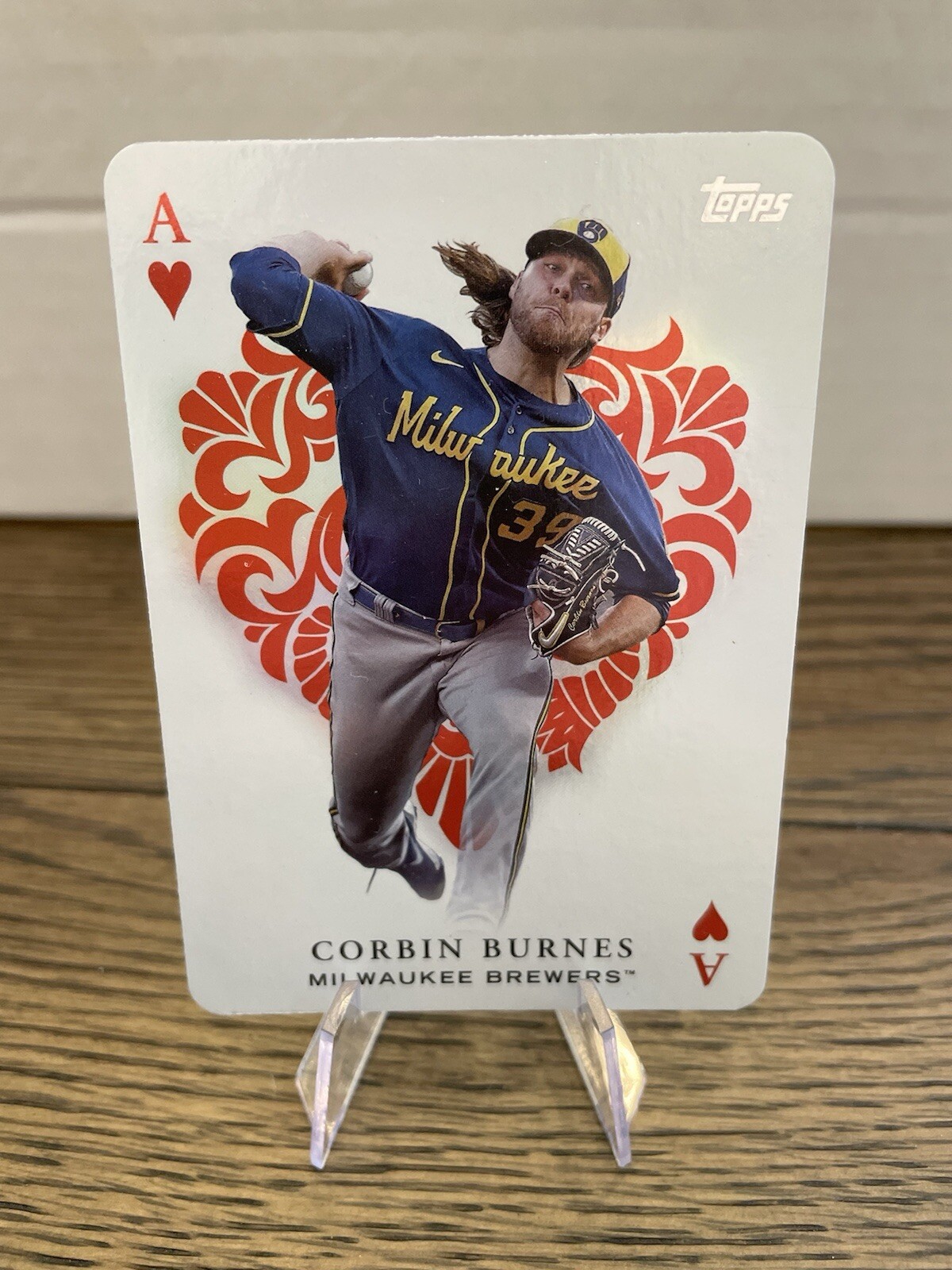 2023 Topps Series 1 - All Aces Blue #AA-10 Corbin Burnes Milwaukee Brewers 🔥